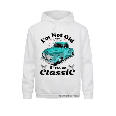 Sudadera con capucha para mujer, ropa de invierno con estampado de "Im Not Old Im A Classic Vintage Car Truck", Harajuku, para cumpleaños y Día del Padre