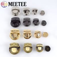 【CC】✗✾  2Pcs Meetee Metal Round Clasp Turn Twist Lock Buckle for Handbag Purse Hardware Closure Locks Luggage Accessories