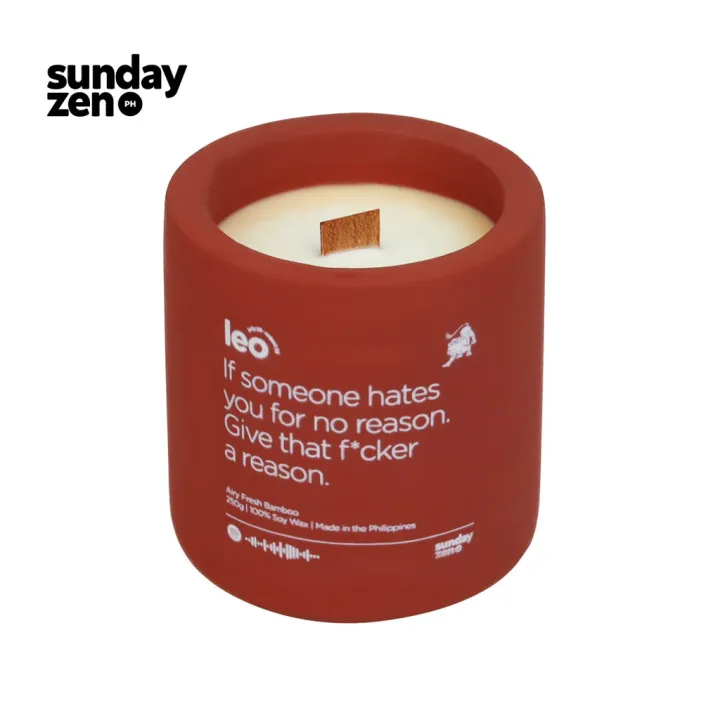 Sunday Zen Zodiac Sign Candle Collection LEO Lazada PH