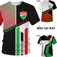 xzx 180305   3D Printing Fashion New DUCATI Casual T-shirt XS-4XL