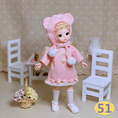 BJD 30 cm Doll 3D Real Eyes 21 Movable Joints 17 Dress Up 16 Cute Doll Exquisite Princess Suit Girl Toy Fashion Dress Up Gift