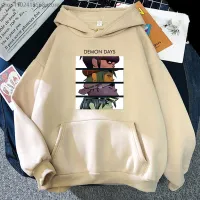 Music Gorillaz Hoodie Band Rock Sweatshirt Wanita Streetwear Kostum Pakaian Hip-Hop Atasan Pria Pakaian Longgar Pullover Pria Size Xxs-4Xl