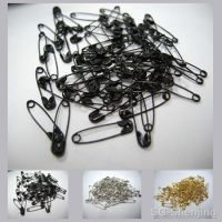 100Pcs Sewing Accessories Tools Gold Assorted Size Small Medium Large Needles Safety Pin Brooch