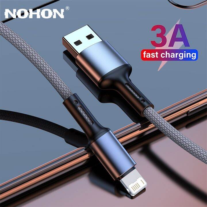 a-lovable-3acharge-usbfor-iphone-1311x6-7-8-plus-ipad-origin-nylon-linephone-cord-data-charger-wire-3m