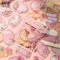 60pcs Kawaii Stationery Stickers Vintage garden label Junk Journal Diary Planner Decorative Mobile Sticker Scrapbooking Stickers Labels