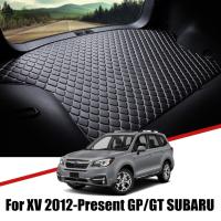 Alas Bagasi Mobil หนังสำหรับ Subaru XV 2012 2013 2014 2015 2016 2017 2018-2021ถาดไลเนอร์กระบะอุปกรณ์ตกแต่งรถยนต์แผ่นผ้าคลุมรองเท้าบู๊ท