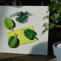 ✓▤✟ 4Pcs/Pack Creative Green Turtle Leaf Fridge Magnet for Kitchen Message Board Refrigerator Magnet Sticker Gift Home Decoration