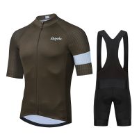 ◑ Raphaful Cycling Jersey Set MTB Maillot Summer Short Sleeve Cycling Clothing Road Bike Shirts Suit Bicycle Tops Ropa Ciclismo