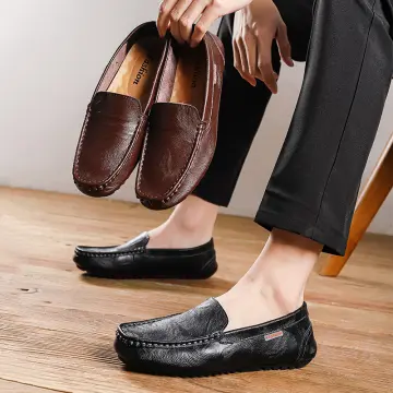 Maroon loafer sales shoes mens