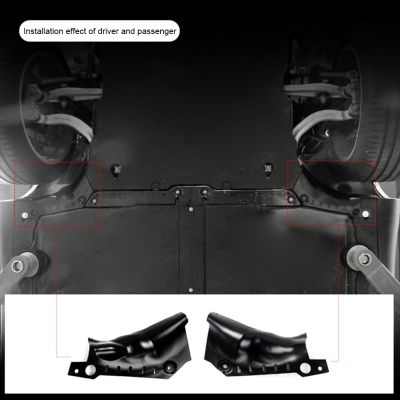 【HOT】❍✹ 2pcs Lower Guard Plate Car Coolant Pipe Chassis Protection Cover for Tesla 3/Y 2021-2022