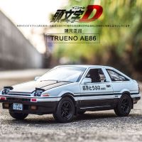 เริ่มต้นใหม่ D Toyota AE86ของเล่นโลหะอัลลอยโมเดลรถของเล่นหล่อจากเหล็กโมเดลรถตาชั่งขนาดเล็กรูปการ์ตูนรถของเล่นสำหรับเด็ก