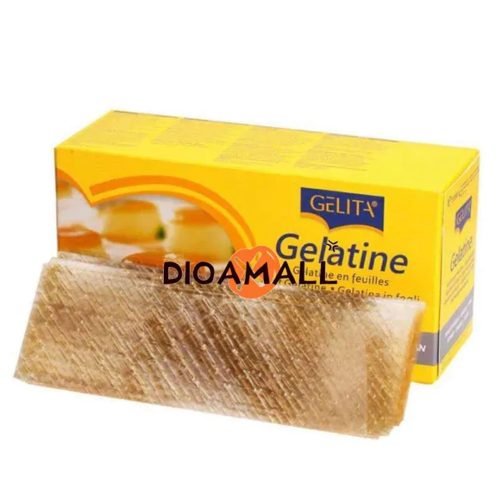 （DIOA）Gelatine Slices Edible Fish Film Gelatin Film (20 Slices )50g