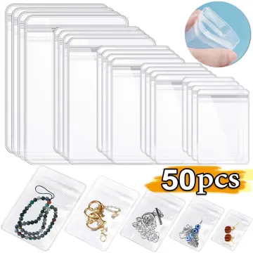 50pcs Jewelry Storage Bags Necklace Bracelet Earring Rings