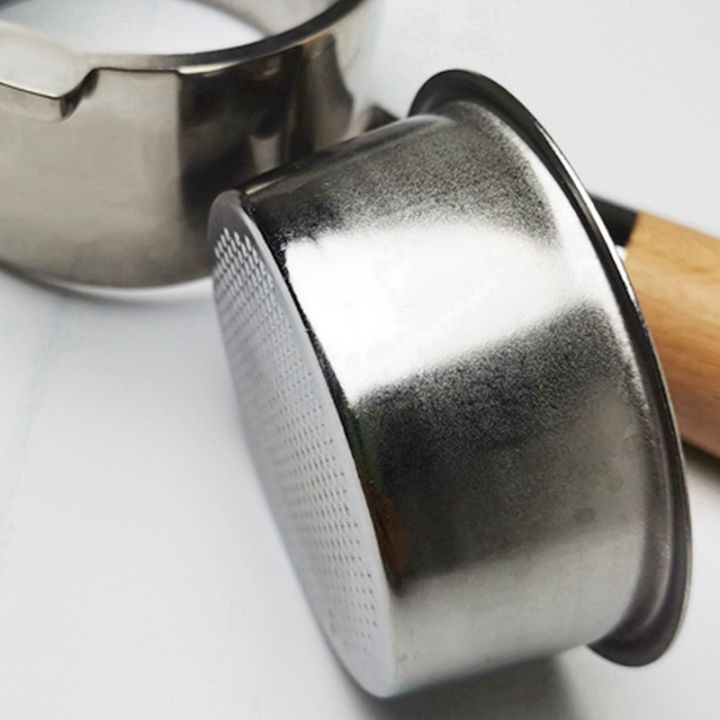 pressure-cup-filter-coffee-machine-espresso-accessories-detachable-powder-cup-stainless-steel-powder-bowl-basket