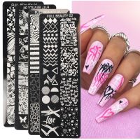 STZ Nail Art Stamping Nail Stamp Plates Graffiti Letters Flowers Dreamcather Image DIY Design Template Stencils Manicure FB01-06