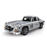 300SL Gullwing Coupé รถ1:12คลาสสิกย้อนยุคชุดอิฐโมเดลรถยนต์10002ชุดของเล่นบล็อกตัวต่อสร้างสรรค์สำหรับเป็นของขวัญ