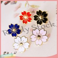 【hot sale】 ▫♞ B36 [LK] Beautiful cherry blossom brooch Flower Metal Brooch Pin Women Sweater Shirt Collar Badge Decor Jewelry