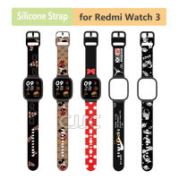 สายซิลิโคนพิมพ์สำหรับ Redmi Watch 3