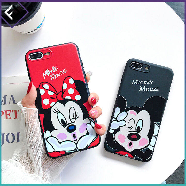 เคสมือถือสำหรับ-huawei-y7โปร2018-y7ไพรม์2018-y7-2018-huawei-y7-prime-y7-2017-huawei-y7โปร2019-y7ดีไซน์ใหม่-minniemouse-เคสหลังซิลิโคนเคสหลังตุ๊กตา-mickeymouse-พร้อมสายคล้อง