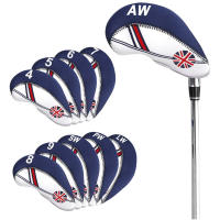 10 ชิ้น/เซ็ต Golf Head Covers Club Covers Iron Club Head Covers