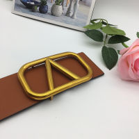 2021Women Genuine Leather Belt Luxury Brand Design Thick Waist Belt Chic Dress Party Belt