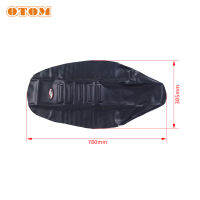 【cw】OTOM Motorcycle Diamond Pattern Antiskid High Elasticity Waterproof Universal Rubber Seat Cushion Covers For Off Road Dirt Bike