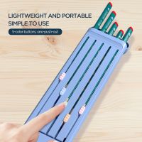 【DT】hot！ New Style 8 In 1 Small Pen Box Containing 5 Pencils Eraser And Ruler Suitable For Children As School Gifts Or Birthday