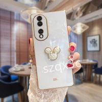 เคสสมาร์ทโฟนสำหรับ Honor 90 Lite Magic5 Pro X8 X7a X8a X9a X6 4G 5G 11i Huawei Nova 11 Pro 2023ใหม่เคสใส่โทรศัพท์ Electroplated น่ารักตุ๊กตาหมีน่ารัก Softcase ป้องกันฝาหลังโทรศัพท์มือถือ HONOR90Lite