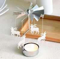 Retro rotating windmill creative Candlestick wedding Valentines day birthday gifts ornaments candleholder onsale!