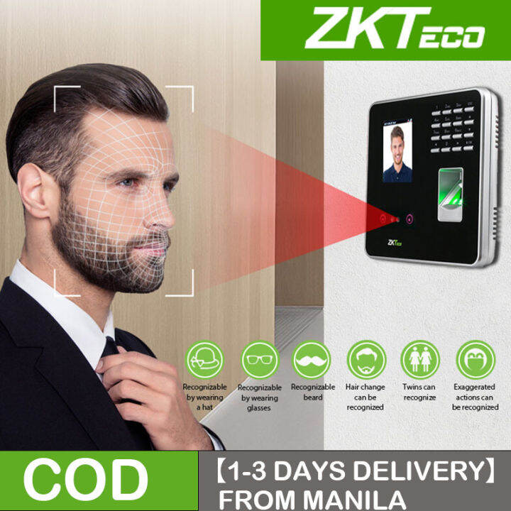 【1-3 Days Delivery】ZKTECO Biometrics Face Time Clock Face Recognition ...