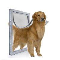 ประตูสัตว์เลี้ยงสำหรับประตู ABS คุณภาพสูง Flame PVC Enter Outer Flap Door Anti Raining Door Cover Extra Insulated &amp; Cold Weather