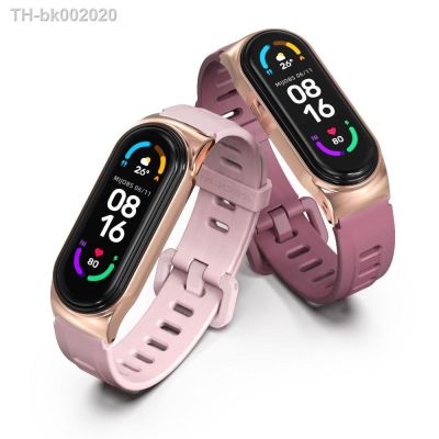 ✼❈ Mi Band 7 Strap for Xiaomi Miband 6 5 4 3 Strap for Mi Band 6 5 4 3 Silicone Bracelet for Mi Band 5 Strap Wristbands Replacement