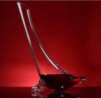 Creative 920ML Penguin Shape Lead-free Crystal Glass Wine Decanter Aerator Decorative Pitcher Barware Ornament Craft Accessories