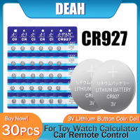 (ในสต็อก) 30-50ชิ้น3โวลต์30มิลลิแอมป์ชั่วโมง CR927 CR 927สำหรับการควบคุมระยะไกลแสงเลเซอร์ของเล่นนาฬิกานาฬิกา Mo ใช้ DL927 BR927ปุ่มเหรียญเซลล์ **