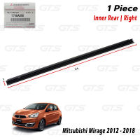 iBarod ยางรีดน้ำ ด้านใน ยางรีดน้ำในประตู หลัง-ข้างขวา ของแท้ สีดำ Mitsubishi Mirage Space Star 5dr Hatchback ปี 2012-2018