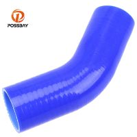 POSSBAY 45 Degree Car Elbow Cold Air Intake Induction Pipe Ducting Hose Tube Silicone Turbo Filter 38/45/51/57/63/70/76/83mm