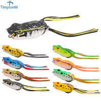 TANPA Sports เหยื่อกบจำลองตกปลาลอยน้ำเหยื่อ Crankbait เหยื่อแบบนิ่มเทียมสำหรับปลากะพง Walleye Pike Muskfish Carp Roach Trout