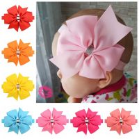 【CW】 1piece Big Grosgrain Bow Headband Headbands Hair bands Ties Accessories 750