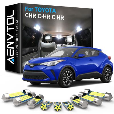 【CW】AENVTOL Canbus For Toyota CHR C-HR C HR 2018 2019 2020 2021 Tuning Car Accessories Interior Light LED Dome License Plate Lights