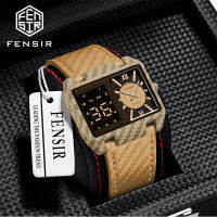 Fins Hip Hop Creative Black Technology Touch Screen Watch Mens Square Waterproof Casual Wild Foreign Trade เอเชียตะวันออกเฉียงใต้ hot