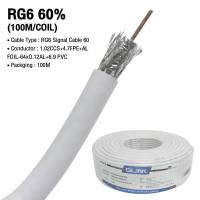 GLINK สายนำสัญญาณRG6 100 M ชิลด์60%