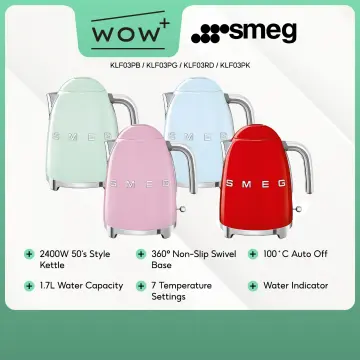 SMEG Kettle KLF03PK 50's Retro Style Kettle - Pink