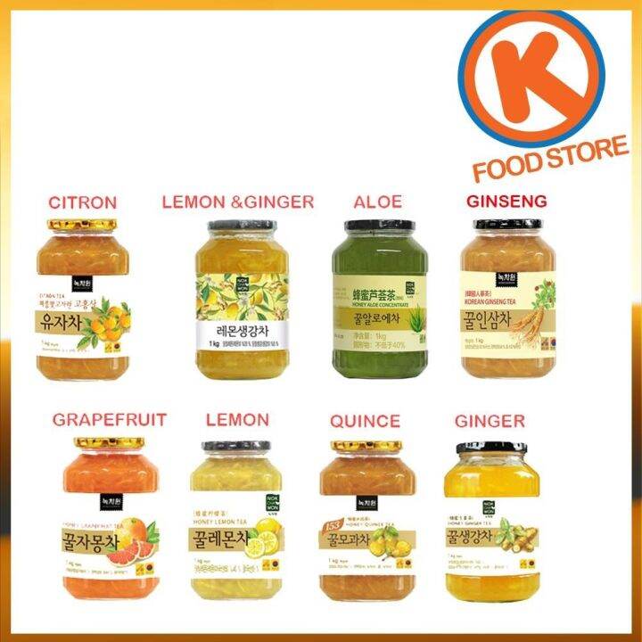 Korean Honey Tea 1kg Korean Foods Korean Products Korean Tea Citron Tea