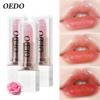 OEDO 3PCS ลิปบำรุงปาก ลิปสติก โรสเป บำรุง ลิปบา ล์มสีสันสดใส ลิปบาล์ม ลิปสติกถูกๆ ลิปทินท์ ลิปแก้ปากดํา เลดี้แคร์ ROSE PEPTIDE COLORFUL LIP BALM