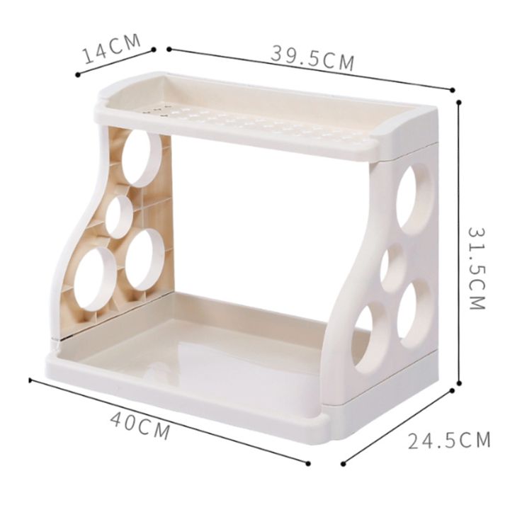 kitchen-shelves-multifunctional-kitchen-shelf-corner-dish-dish-rack-perforated-plastic-2-layer-spice-rack