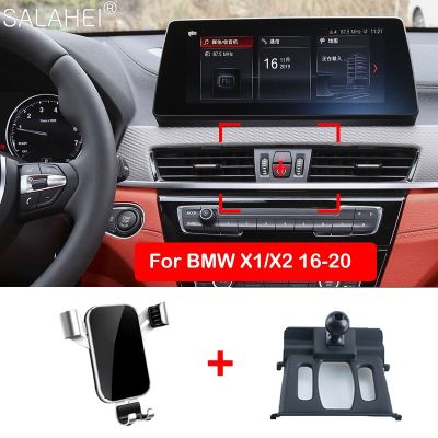 ขายดีที่วางโทรศัพท์ในรถใหม่สำหรับ BMW X1 F48 / X2 F39 2018 2019ช่องแอร์ที่ยึดติดตั้งป้องกันการลื่นไถลขาตั้ง GPS สไตล์เรียบง่าย