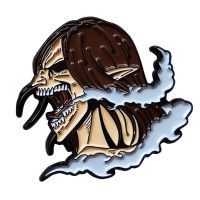 Attack On Titan Eren Yeager Shingeki No Kyojin Enamel Pin Lapel Brooch Metal Badge Jewelry Accessary