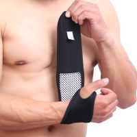 ✙ 1 Pair Wrist Brace Support Posture Corrector Belt Strap Bandage Magnetic Self-Heating Tourmaline Belt Posture Correcteur