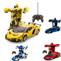 RC Car Kids Toys Transformation Robots Sports Vehicle Model Robots Toys Cool Deformation Car Kids Toys Gifts For Boys