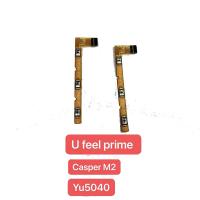 สําหรับ Wiko U feel prime Casper M2 Yu5040 Power Volume Button Flex Cable Side Key Switch ON OFF Control Button Repair Parts